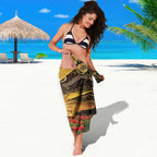 Personalised Australia Matildas ANZAC Day Sarong Last Post Poppy Lest We Forget