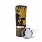 Personalised Australia Matildas ANZAC Day Skinny Tumbler Last Post Poppy Lest We Forget