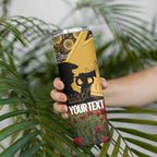 Personalised Australia Matildas ANZAC Day Skinny Tumbler Last Post Poppy Lest We Forget
