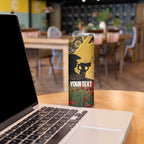 Personalised Australia Matildas ANZAC Day Skinny Tumbler Last Post Poppy Lest We Forget