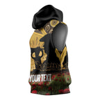 Personalised Australia Matildas ANZAC Day Sleeveless Hoodie Last Post Poppy Lest We Forget