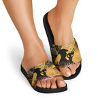 Personalised Australia Matildas ANZAC Day Slide Sandals Last Post Poppy Lest We Forget