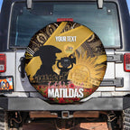 Personalised Australia Matildas ANZAC Day Spare Tire Cover Last Post Poppy Lest We Forget