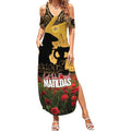 Personalised Australia Matildas ANZAC Day Summer Maxi Dress Last Post Poppy Lest We Forget