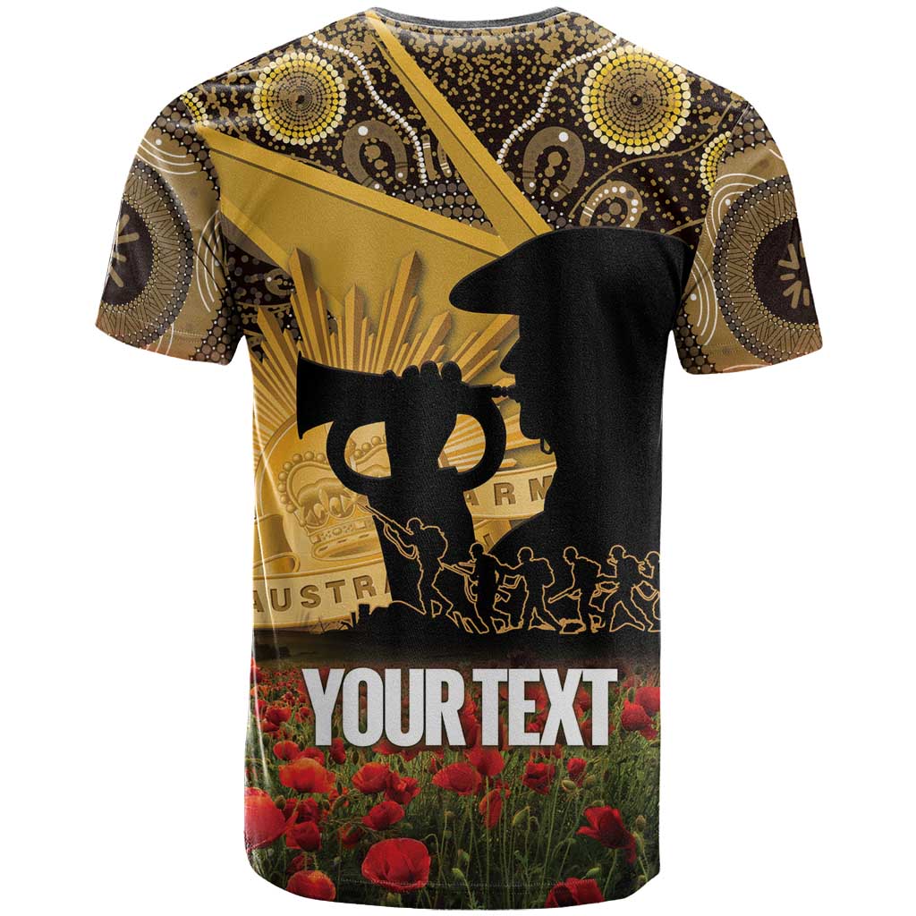 Personalised Australia Matildas ANZAC Day T Shirt Last Post Poppy Lest We Forget