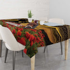 Personalised Australia Matildas ANZAC Day Tablecloth Last Post Poppy Lest We Forget