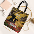 Personalised Australia Matildas ANZAC Day Tote Bag Last Post Poppy Lest We Forget