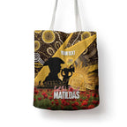 Personalised Australia Matildas ANZAC Day Tote Bag Last Post Poppy Lest We Forget