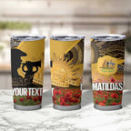 Personalised Australia Matildas ANZAC Day Tumbler Cup Last Post Poppy Lest We Forget