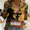 Personalised Australia Matildas ANZAC Day Women Casual Shirt Last Post Poppy Lest We Forget