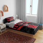 Personalised Essendon Football ANZAC Day Bedding Set Bombers Poppy Lest We Forget