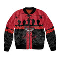 Personalised Essendon Football ANZAC Day Bomber Jacket Bombers Poppy Lest We Forget