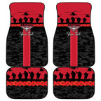 Personalised Essendon Football ANZAC Day Car Mats Bombers Poppy Lest We Forget