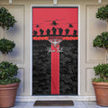 Personalised Essendon Football ANZAC Day Door Cover Bombers Poppy Lest We Forget