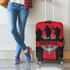 Personalised Essendon Football ANZAC Day Luggage Cover Bombers Poppy Lest We Forget