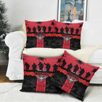 Personalised Essendon Football ANZAC Day Pillow Cover Bombers Poppy Lest We Forget