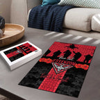 Personalised Essendon Football ANZAC Day Puzzle Bombers Poppy Lest We Forget