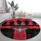 Personalised Essendon Football ANZAC Day Round Carpet Bombers Poppy Lest We Forget