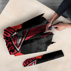 Personalised Essendon Football ANZAC Day Umbrella Bombers Poppy Lest We Forget