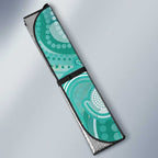 50 Years Deadly NAIDOC Week 2026 Personalised Auto Sun Shade Dhari Cyan Indigenous Art