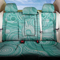 50 Years Deadly NAIDOC Week 2026 Personalised Back Car Seat Cover Dhari Cyan Indigenous Art