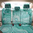 50 Years Deadly NAIDOC Week 2026 Personalised Back Car Seat Cover Dhari Cyan Indigenous Art