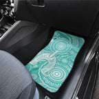 50 Years Deadly NAIDOC Week 2026 Personalised Car Mats Dhari Cyan Indigenous Art