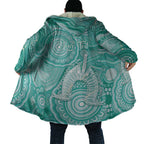 50 Years Deadly NAIDOC Week 2026 Personalised Cloak Dhari Cyan Indigenous Art