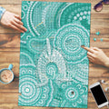 50 Years Deadly NAIDOC Week 2026 Personalised Puzzle Dhari Cyan Indigenous Art