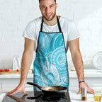 50 Years Deadly NAIDOC Week 2026 Personalised Apron Dhari Blue Indigenous Art