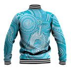 50 Years Deadly NAIDOC Week 2026 Personalised Baseball Jacket Dhari Blue Indigenous Art