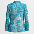 50 Years Deadly NAIDOC Week 2026 Personalised Blazer Dhari Blue Indigenous Art