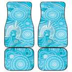 50 Years Deadly NAIDOC Week 2026 Personalised Car Mats Dhari Blue Indigenous Art