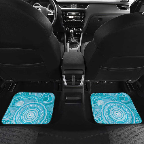 50 Years Deadly NAIDOC Week 2026 Personalised Car Mats Dhari Blue Indigenous Art