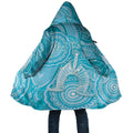 50 Years Deadly NAIDOC Week 2026 Personalised Cloak Dhari Blue Indigenous Art