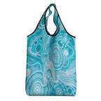 50 Years Deadly NAIDOC Week 2026 Personalised Grocery Bag Dhari Blue Indigenous Art