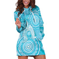 50 Years Deadly NAIDOC Week 2026 Personalised Hoodie Dress Dhari Blue Indigenous Art