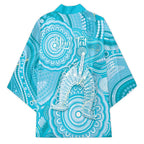 50 Years Deadly NAIDOC Week 2026 Personalised Kimono Dhari Blue Indigenous Art