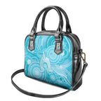 50 Years Deadly NAIDOC Week 2026 Personalised Shoulder Handbag Dhari Blue Indigenous Art