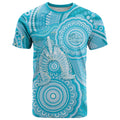 50 Years Deadly NAIDOC Week 2026 Personalised T Shirt Dhari Blue Indigenous Art
