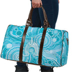 50 Years Deadly NAIDOC Week 2026 Personalised Travel Bag Dhari Blue Indigenous Art