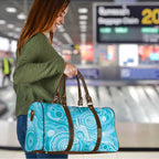 50 Years Deadly NAIDOC Week 2026 Personalised Travel Bag Dhari Blue Indigenous Art