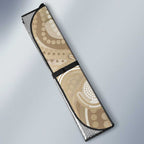 50 Years Deadly NAIDOC Week 2026 Personalised Auto Sun Shade Dhari Beige Indigenous Art