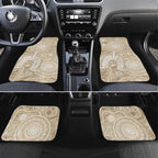50 Years Deadly NAIDOC Week 2026 Personalised Car Mats Dhari Beige Indigenous Art