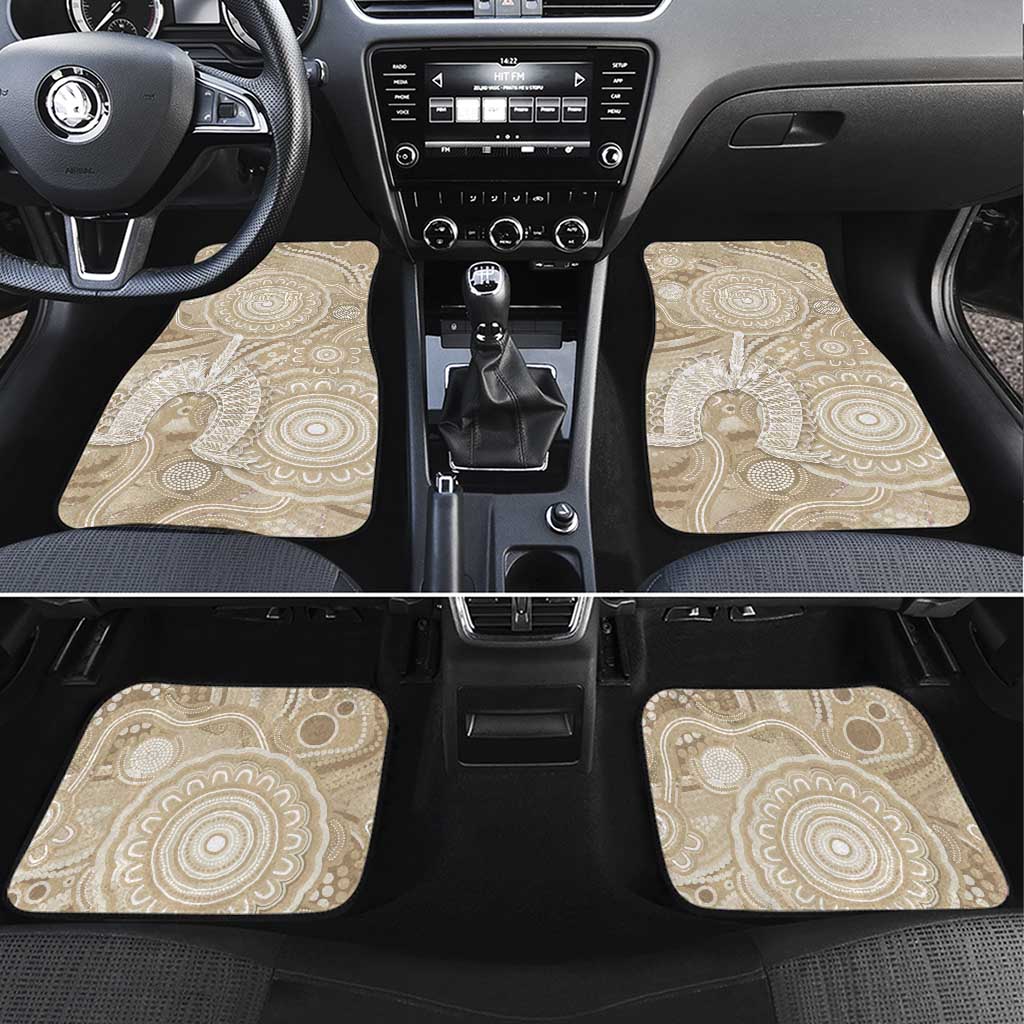 50 Years Deadly NAIDOC Week 2026 Personalised Car Mats Dhari Beige Indigenous Art
