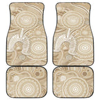 50 Years Deadly NAIDOC Week 2026 Personalised Car Mats Dhari Beige Indigenous Art