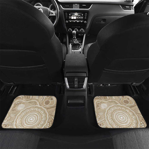 50 Years Deadly NAIDOC Week 2026 Personalised Car Mats Dhari Beige Indigenous Art