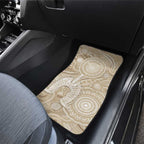 50 Years Deadly NAIDOC Week 2026 Personalised Car Mats Dhari Beige Indigenous Art