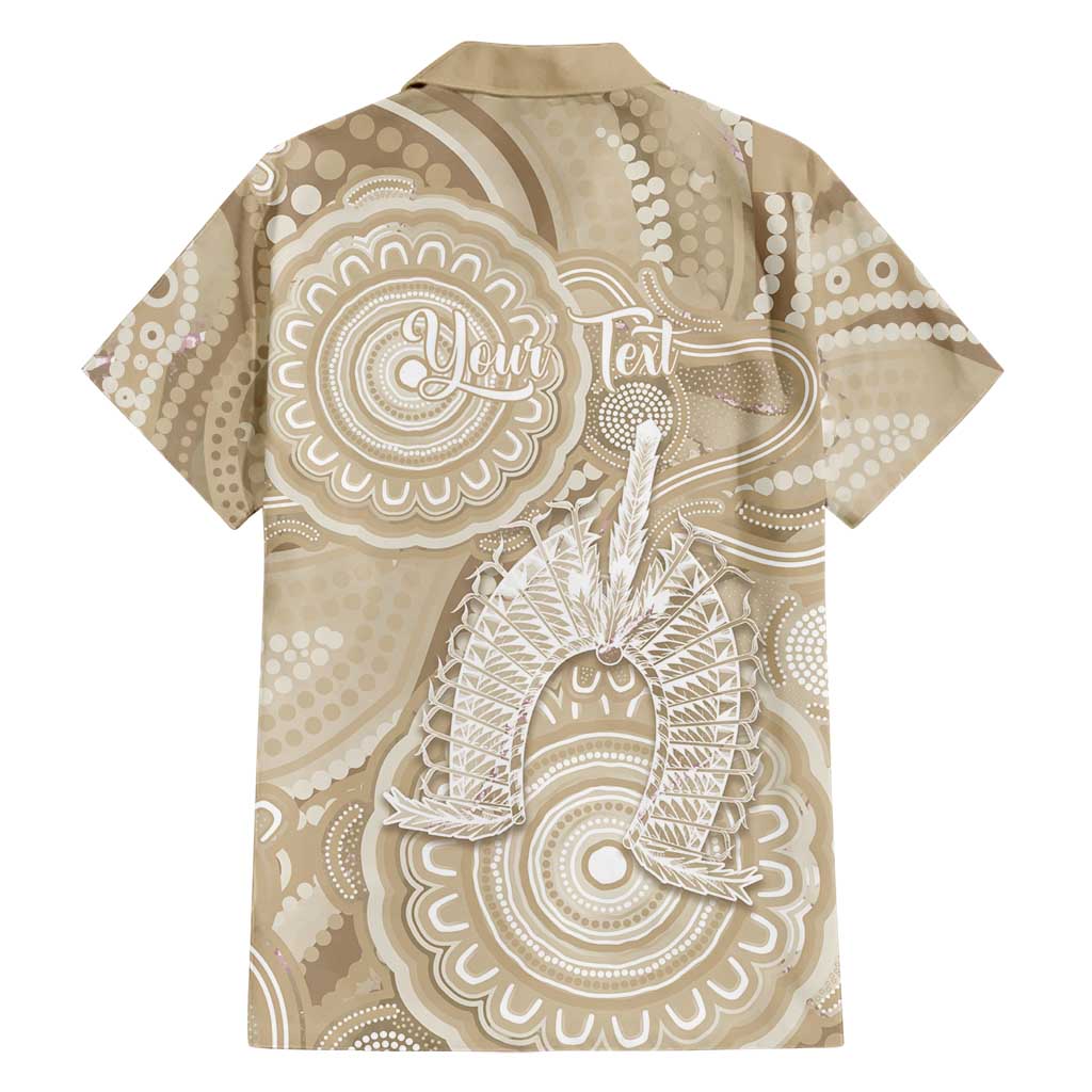 50 Years Deadly NAIDOC Week 2026 Personalised Family Matching Summer Maxi Dress and Hawaiian Shirt Dhari Beige Indigenous Art