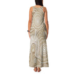 50 Years Deadly NAIDOC Week 2026 Personalised Family Matching Tank Maxi Dress and Hawaiian Shirt Dhari Beige Indigenous Art